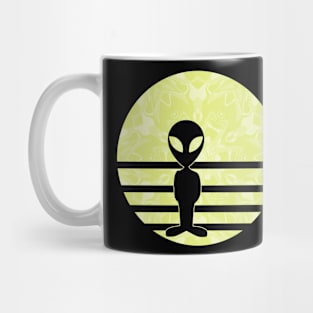 Encounters Kaleidoscope Pattern Stranger Alien Sunset Silhouette Mug